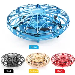 Mini drone UFO - sensor infravermelho de mão - brinquedo elétrico voador