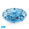 Mini drone UFO - sensor infravermelho de mão - brinquedo elétrico voador