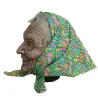 Halloween helmaske - skummel bestemor med hette