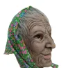 Masque complet d'Halloween - mamie à capuche effrayante