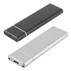 USB 3.1 tipo C - chave M.2 B - caixa SSD NGFF SATA - gabinete de disco externo - 10 Gbps