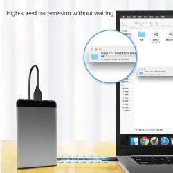UTHAI T44 - USB 3.0 HDD-hölje - för 2,5 tums SSD SATA - stöder 6 TB