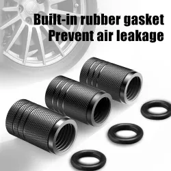 Motorsykkel / sykkeldekk luftventiler - aluminiumskapsler - langfinger / hodeskalle - 4 stk.