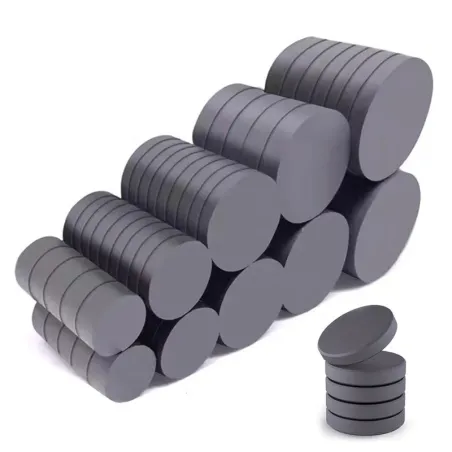N35 - svart neodymmagnet - rund skiva - 8 mm * 3 mm