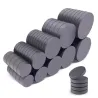N35 - svart neodymmagnet - rund skiva - 8 mm * 3 mm