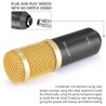 BM800 - microfono dinamico a condensatore - cablato - con shock mount - treppiede