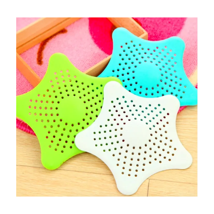 Silicone kitchen sink filter - strainer - star shapeSink strainers