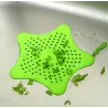 Filtre d'évier de cuisine en silicone - passoire - forme d'étoile