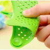 Filtre d'évier de cuisine en silicone - passoire - forme d'étoile
