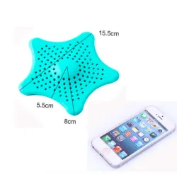 Filtre d'évier de cuisine en silicone - passoire - forme d'étoile