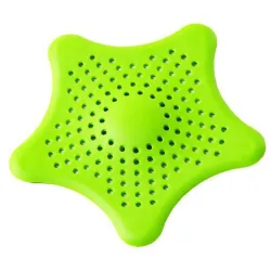 Filtre d'évier de cuisine en silicone - passoire - forme d'étoile
