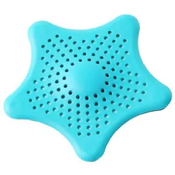 Filtre d'évier de cuisine en silicone - passoire - forme d'étoile