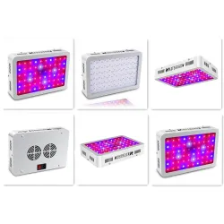 Lampe de culture à LED - LED double puce - panneau - 600W