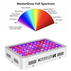 LED plantevekstlys - dobbel chip LED - panel - 600W
