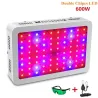 Lampe de culture à LED - LED double puce - panneau - 600W