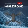 HJ78 Mini - WiFi - FPV - Double caméra 4K HD - pliable - RC Drone Quadcopter - RTF