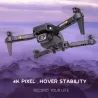 HJ78 Mini - WiFi - FPV - Double caméra 4K HD - pliable - RC Drone Quadcopter - RTF