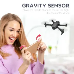 HJ78 Mini - Wi -Fi - FPV - 4K HD podwójna kamera - składany - RC Drone Quadcopter - RTFDrone Części