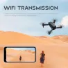 HJ78 Mini - WiFi - FPV - Double caméra 4K HD - pliable - RC Drone Quadcopter - RTF