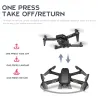 HJ78 Mini - WiFi - FPV - Double caméra 4K HD - pliable - RC Drone Quadcopter - RTF