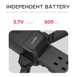 HJ78 Mini - WiFi - FPV - Double caméra 4K HD - pliable - RC Drone Quadcopter - RTF