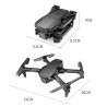 HJ78 Mini - WiFi - FPV - câmera dupla 4K HD - dobrável - RC Drone Quadcopter - RTF