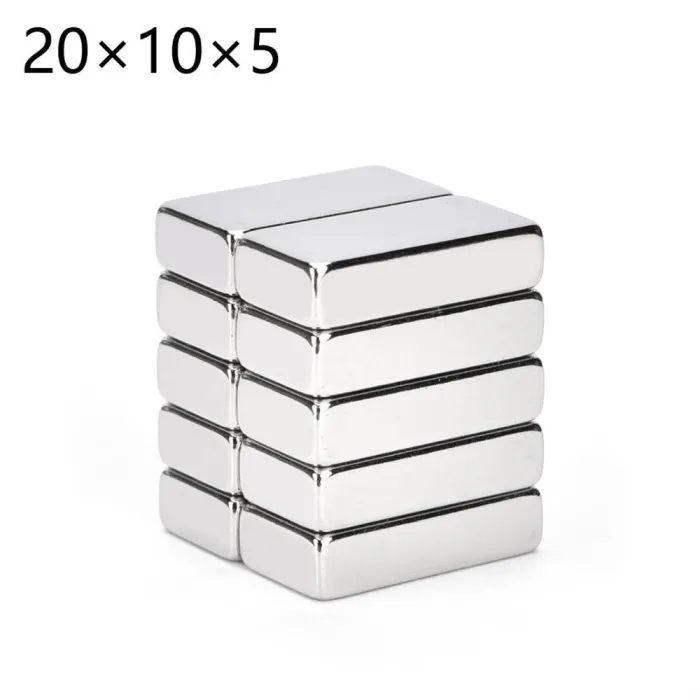 N35 - ímã de neodímio - bloco retangular - 25 * 10 * 5mm