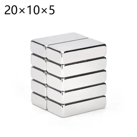 N35 - ímã de neodímio - bloco retangular - 25 * 10 * 5mm