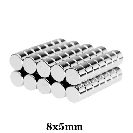 N35 - neodymmagnet - stark cylinder - 8mm * 5mm