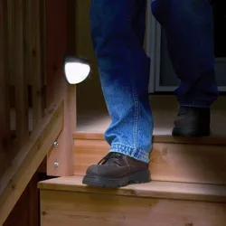 Aurinkoenergialla toimiva puutarhaseinävalaisin - vedenpitävä - 6 LED