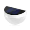 Solcelledrevet hagevegglampe - vanntett - 6 LED