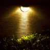 Solcelledrevet hagevegglampe - vanntett - 6 LED