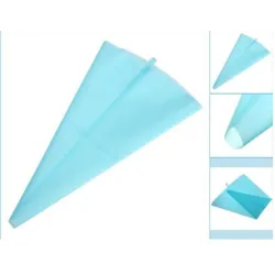 Silicone piping bag - reusable - cream / pastry / icing - 30 cmBakeware