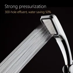 Pommeau de douche à 300 trous - économie d'eau - effet de massage