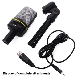 Microphone à condensateur de studio professionnel - filaire