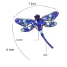 Spilla libellula in cristallo