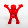 Bouchon de bouteille - bouchon - drôle d'homme rouge