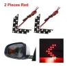Indicatori di direzione a specchio a LED - 14 LED - a forma di freccia - 2 pezzi
