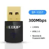 EDUP - 300Mbps - bezprzewodowy nano USB 2.0 - karta sieciowa - odbiornik WiFiSieć