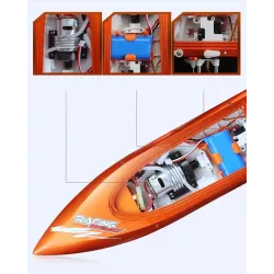 Feilun FT009 - Bateau RC - jouet - refroidissement par eau - 2.4G - 4CH - 35km/h