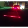 Feu laser de voiture - feu de brouillard / d'avertissement - ligne rouge - étoiles