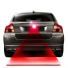 Feu laser de voiture - feu de brouillard / d'avertissement - ligne rouge - étoiles