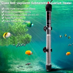 Chauffe-eau pour aquarium - avec thermomètre - réglable - 25W - 50W - 100W - 200W - 300W
