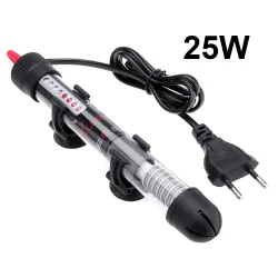 Akvarievannvarmer - med termometer - justerbar - 25W - 50W - 100W - 200W - 300W