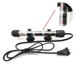 Akvarievannvarmer - med termometer - justerbar - 25W - 50W - 100W - 200W - 300W