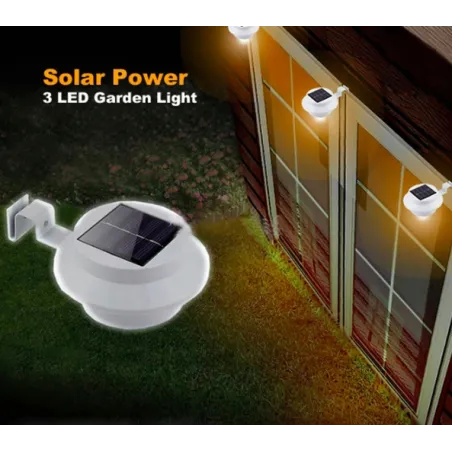 Lampe ogrodowa zasilana energią słoneczną - LED - wodoodporna