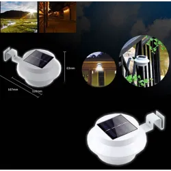 Iluminación solarLampa ogrodowa zasilana energią słoneczną - LED - wodoodporna