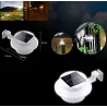 Lampa ogrodowa zasilana energią słoneczną - LED - woodporna