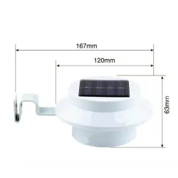 Lampa ogrodowa zasilana energią słoneczną - LED - woodporna