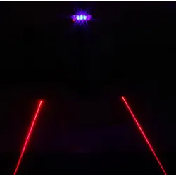 Eclairage laser vélo - feu arrière LED - étanche